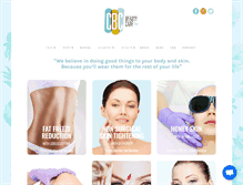 Tablet Screenshot of cbcbeautycare.com